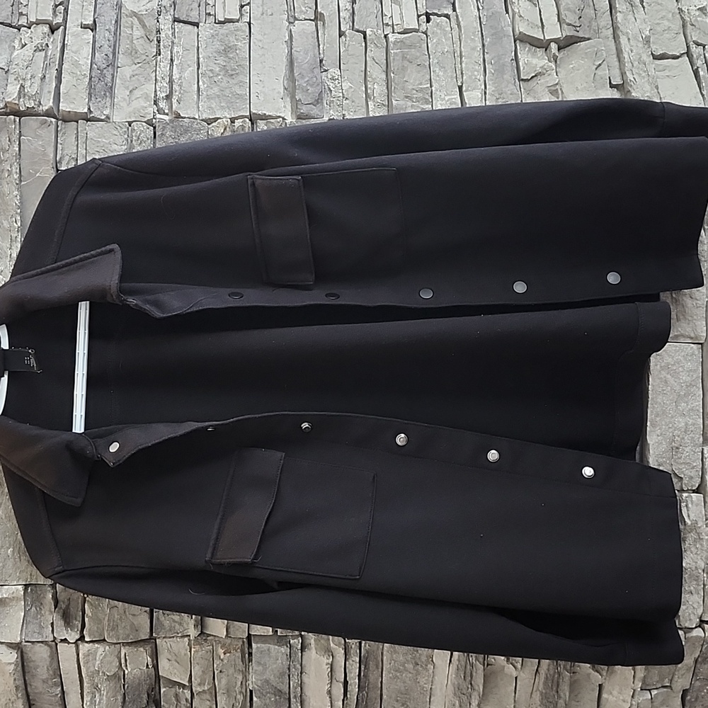 Black button up